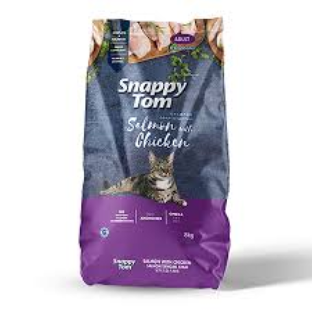 SNAPPY TOM SALMON WITH CHICKEN 10KG